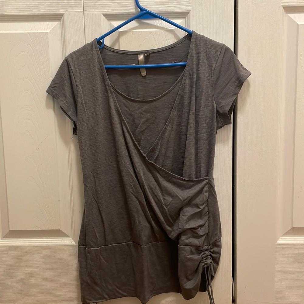 Grey Nursing Top by Thyme Maternity, Size M